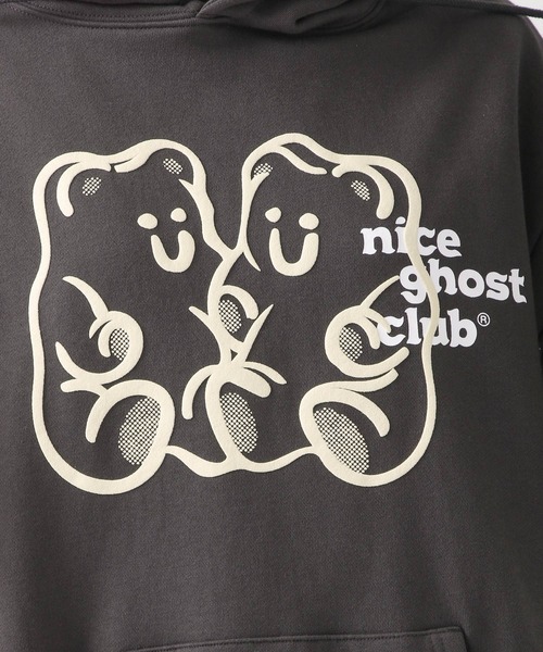 NICE GHOST CLUB(ナイスゴーストクラブ)の「【UNISEX】niceghostclub/GUMMY BEAR フーディー 2277344(スウェット・レディース・ホワイト/ライトグレー/チャコール/ネイビー・SMALL/MEDIUM/LARGE)」の19枚目の写真