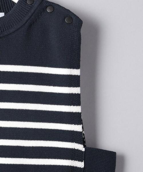 HYKE(ハイク)の「<HYKE(ハイク)>STRIPED CROP ニット ■■■(ニット/セーター・レディース・ネイビー・FREE)」の11枚目の写真