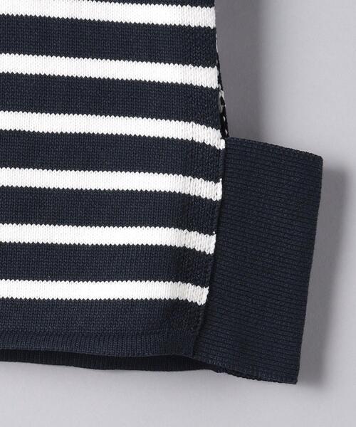 HYKE(ハイク)の「<HYKE(ハイク)>STRIPED CROP ニット ■■■(ニット/セーター・レディース・ネイビー・FREE)」の12枚目の写真