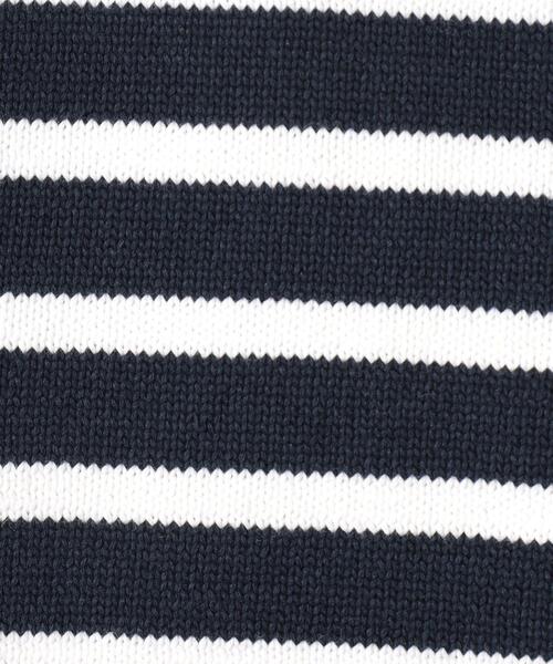 HYKE(ハイク)の「<HYKE(ハイク)>STRIPED CROP ニット ■■■(ニット/セーター・レディース・ネイビー・FREE)」の13枚目の写真