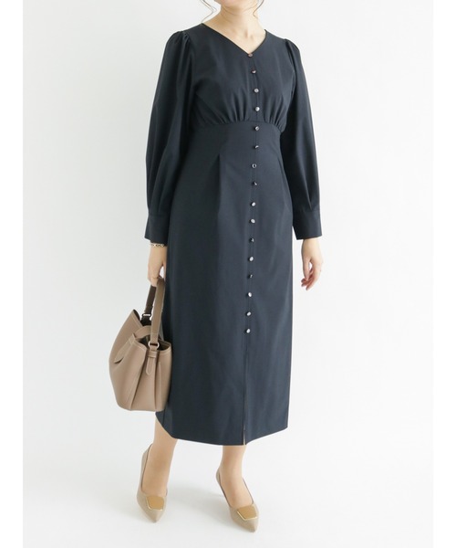 セール Classic テチチクラシック のワンピース フロントボタンウエスト切替ワンピース 12 27 をセール価格で購入できます Te フロントボタンウエスト切替ワンピース ワンピース Te Chichi Chichi ワンピース Classic テチチクラシック の