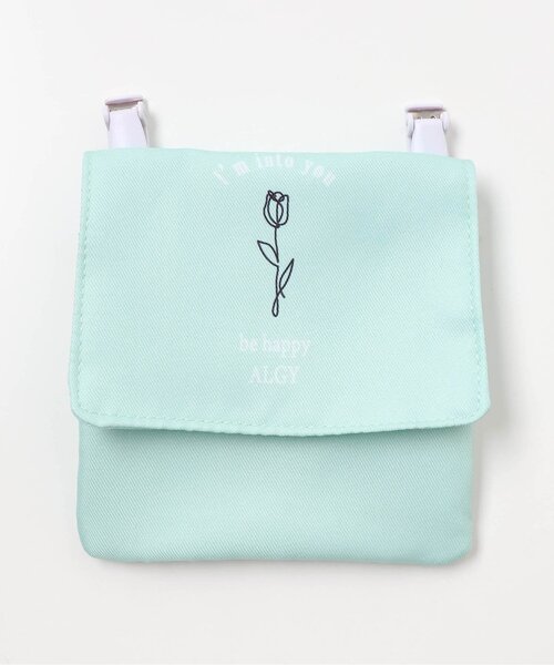algy（アルジー）の「ポケットポーチ（ショルダーバッグ・キッズ・ブラック/ミント・FREE）」の14枚目の写真