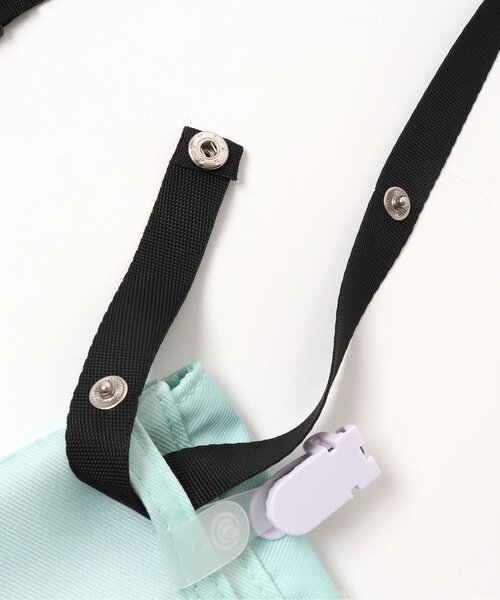 algy（アルジー）の「ポケットポーチ（ショルダーバッグ・キッズ・ブラック/ミント・FREE）」の5枚目の写真