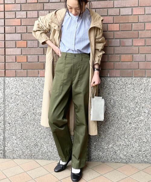 DRESKIP（ドレスキップ）の「◆ロングマンパーコート（その他アウター・レディース・キャメル/ナチュラル/オリーブ・03/02/04）」の11枚目の写真