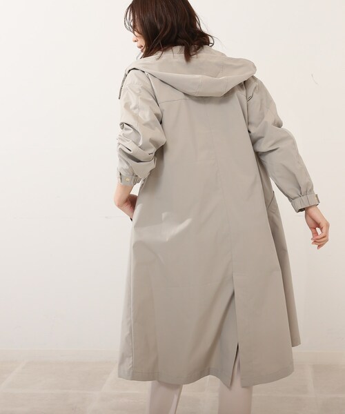 DRESKIP（ドレスキップ）の「◆ロングマンパーコート（その他アウター・レディース・キャメル/ナチュラル/オリーブ・03/02/04）」の9枚目の写真