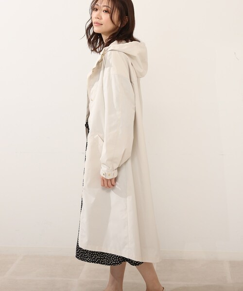 DRESKIP（ドレスキップ）の「◆ロングマンパーコート（その他アウター・レディース・キャメル/ナチュラル/オリーブ・03/02/04）」の7枚目の写真