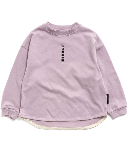 BREEZE by saori(ブリーズバイサオリ)の「WEB限定 5柄バリエーションTシャツ【BREEZE by saori】(Tシャツ/カットソー・キッズ・ブラック/ベージュ/オフホワイト/パープル/ライム・110/120/140/100/130/150/90)」の5枚目の写真