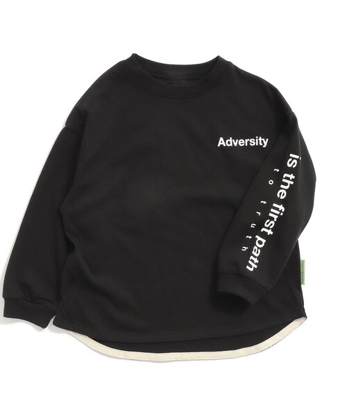 BREEZE by saori(ブリーズバイサオリ)の「WEB限定 5柄バリエーションTシャツ【BREEZE by saori】(Tシャツ/カットソー・キッズ・ブラック/ベージュ/オフホワイト/パープル/ライム・110/120/140/100/130/150/90)」の3枚目の写真