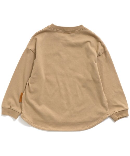BREEZE by saori(ブリーズバイサオリ)の「WEB限定 5柄バリエーションTシャツ【BREEZE by saori】(Tシャツ/カットソー・キッズ・ブラック/ベージュ/オフホワイト/パープル/ライム・110/120/140/100/130/150/90)」の13枚目の写真