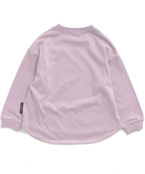 BREEZE by saori(ブリーズバイサオリ)の「WEB限定 5柄バリエーションTシャツ【BREEZE by saori】(Tシャツ/カットソー・キッズ・ブラック/ベージュ/オフホワイト/パープル/ライム・110/120/140/100/130/150/90)」の10枚目の写真
