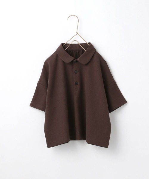 LOWRYS FARM（ローリーズファーム）の「カノコボックスポロシャツ　275947（ポロシャツ・キッズ・ブラウン/オレンジ/グリーン・110cm/120cm/130cm/140cm/150cm）」の2枚目の写真