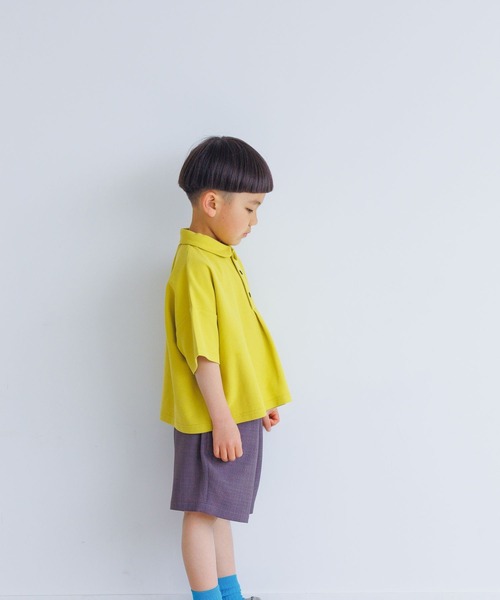 LOWRYS FARM（ローリーズファーム）の「カノコボックスポロシャツ　275947（ポロシャツ・キッズ・ブラウン/オレンジ/グリーン・110cm/120cm/130cm/140cm/150cm）」の8枚目の写真