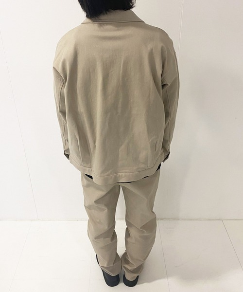 ADIRA（アディラ）の「ユニセックスツイルテーパードパンツ（その他パンツ・レディース・ライトベージュ/ブラック・MEDIUM/LARGE）」の22枚目の写真