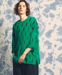 《ユニセックスアイテム》プライムオーバースラッシュニットTシャツ 【MAISON SPECIAL/メゾンスペシャル】