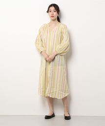 LOWRYS FARM | 袖ボリュームボイルワンピース　259700(ワンピース)