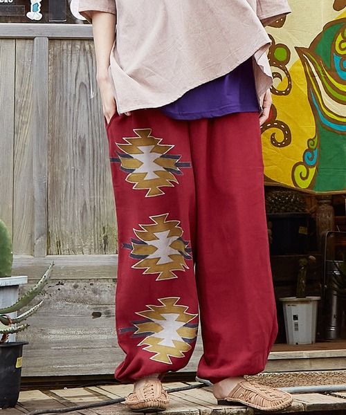 チャイハネ（チャイハネ）の「【チャイハネ】ノマディMEN'Sパンツ（その他パンツ・メンズ・ブラック/ベージュ/レッド/ブルー/グリーン/ダークグリーン・FREE）」の6枚目の写真