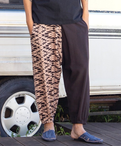 チャイハネ（チャイハネ）の「【チャイハネ】ノマディMEN'Sパンツ（その他パンツ・メンズ・ブラック/ベージュ/レッド/ブルー/グリーン/ダークグリーン・FREE）」の2枚目の写真