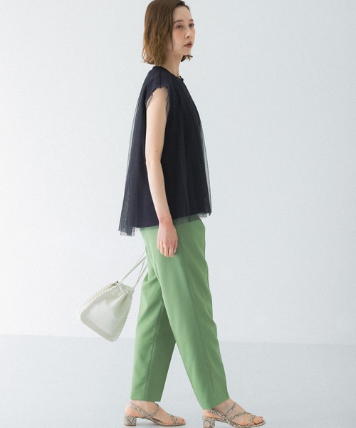 URBAN RESEARCH ROSSO（アーバンリサーチロッソ）の「メッシュレイヤードカットソー（Tシャツ/カットソー・レディース・ネイビー/グレー/オフホワイト・FREE）」の10枚目の写真