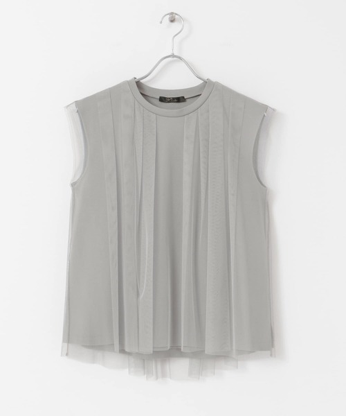 URBAN RESEARCH ROSSO（アーバンリサーチロッソ）の「メッシュレイヤードカットソー（Tシャツ/カットソー・レディース・ネイビー/グレー/オフホワイト・FREE）」の19枚目の写真