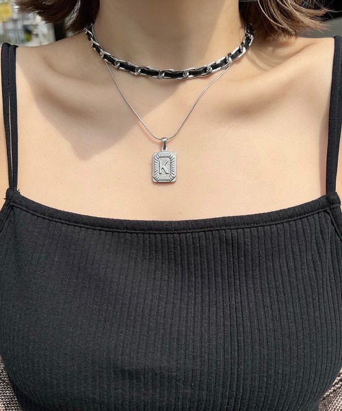 blackdia ocean(ブラックダイヤオーシャン)の「blackdia ocean ステンレスイニシャルネックレス(ネックレス・レディース・A/C/E/H/I/J/K/M/R/S/T/Y・FREE)」の17枚目の写真