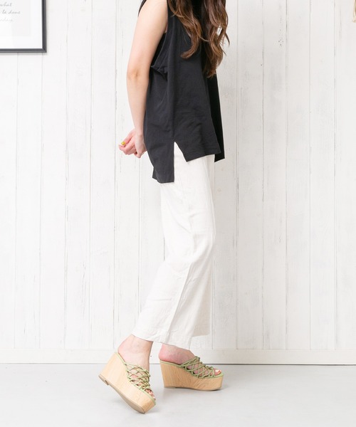 attagirl(アタガール)の「厚底メッシュミュールサンダル(サンダル・レディース・アイボリー/ブラック/カーキ・M/S/LL/L)」の7枚目の写真