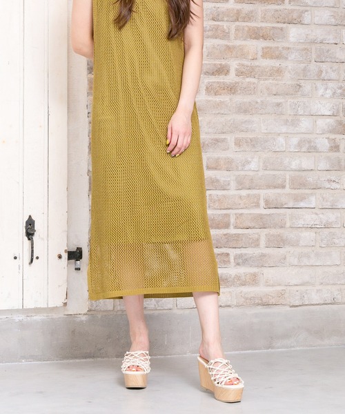 attagirl(アタガール)の「厚底メッシュミュールサンダル(サンダル・レディース・アイボリー/ブラック/カーキ・M/S/LL/L)」の6枚目の写真