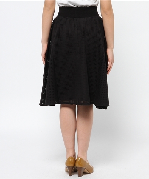 ROSE BUD（ローズバッド）の「(P.P)フレア スカート（スカート・レディース・ホワイト/ブラック/オリーブ・ONE SIZE）」の5枚目の写真