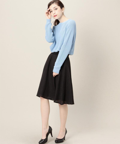 ROSE BUD（ローズバッド）の「(P.P)フレア スカート（スカート・レディース・ホワイト/ブラック/オリーブ・ONE SIZE）」の12枚目の写真