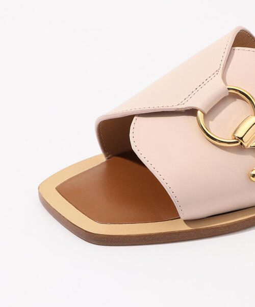 TOMORROWLAND (トゥモローランド)の「CORSO ROMA 9 フラットサンダル(サンダル・レディース・ブラック/ライトピンク・38/36/37)」の4枚目の写真