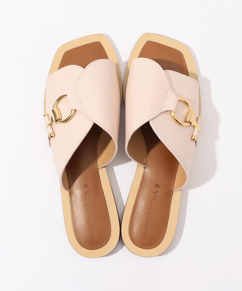 TOMORROWLAND (トゥモローランド)の「CORSO ROMA 9 フラットサンダル(サンダル・レディース・ブラック/ライトピンク・38/36/37)」の8枚目の写真