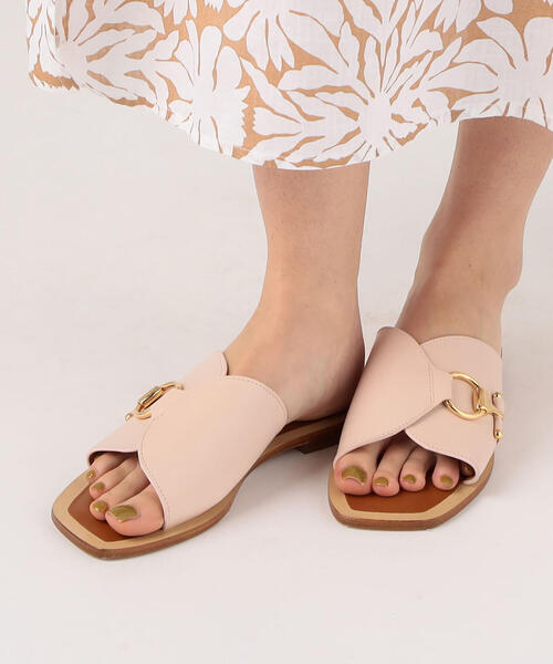 TOMORROWLAND (トゥモローランド)の「CORSO ROMA 9 フラットサンダル(サンダル・レディース・ブラック/ライトピンク・38/36/37)」の9枚目の写真