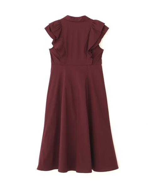 PROPORTION BODY DRESSING（プロポーションボディドレッシング）の「ラッフルシャツワンピース / 1212140512（ワンピース・レディース・ブルー/ブラウン系その他/ボルドー・SMALL/X-SMALL/MEDIUM）」の20枚目の写真