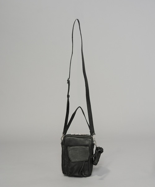 MAISON SPECIAL(メゾンスペシャル)の「《UNISEX》Leather Mini Pouch With Drawstring Charm/巾着チャーム付きレザーミニポーチ【MAISON SPECIAL/メゾンスペシャル】(ショルダーバッグ・メンズ・ホワイト/ブラック/グリーン/ブルー/シルバー/ゴールド/ダークグリーン/パープル/オフホワイト/ターコイズブルー/グレイッシュベージュ/その他1/ダークブラック・FREE)」の21枚目の写真