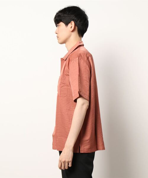 BIG MIKE（ビッグマイク）の「BIG MIKE ビッグマイク / 2POCKET SQUARE SS SHIRTS スクエアシルエット ダブルポケット半袖シャツ 102225605（シャツ/ブラウス・メンズ・エメラルド/サンドベージュ/ブルー系その他/ピンク系その他・MEDIUM/LARGE/X-LARGE）」の7枚目の写真