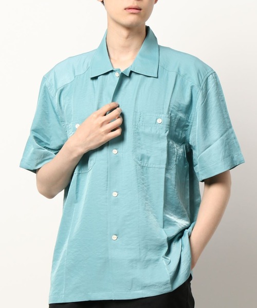 【美品】PGG ピージージー FLEX MOVE 半袖モックネックシャツ 2 dxc2749ap_1001.jpg