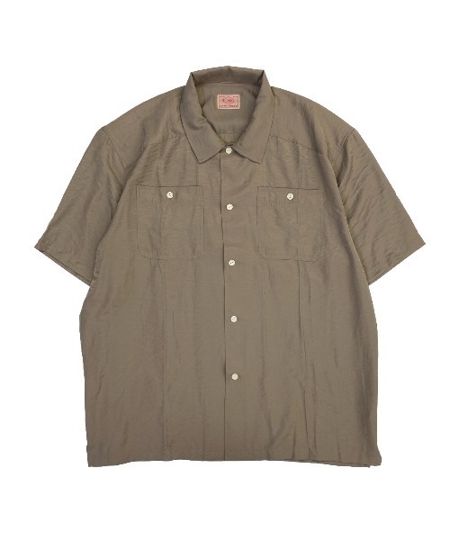 BIG MIKE（ビッグマイク）の「BIG MIKE ビッグマイク / 2POCKET SQUARE SS SHIRTS スクエアシルエット ダブルポケット半袖シャツ 102225605（シャツ/ブラウス・メンズ・エメラルド/サンドベージュ/ブルー系その他/ピンク系その他・MEDIUM/LARGE/X-LARGE）」の2枚目の写真