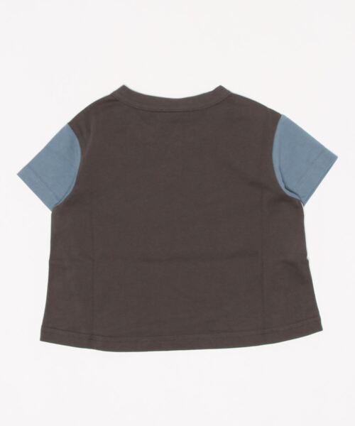 RUGGEDWORKS(ラゲッドワークス)の「テープ使い半袖TEE(Tシャツ/カットソー・キッズ・チャコール/アイボリー・150/90/130/100/120/110/140)」の16枚目の写真