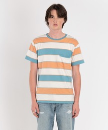 LEVI'S(R) VINTAGE CLOTHING 1940'S SPLIT HEM Tシャツ SUNSET ORANGE BLUE