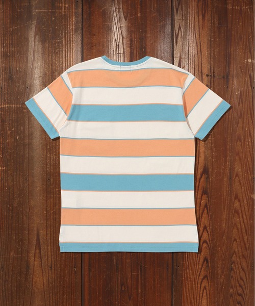 Levi's(リーバイス)の「LEVI'S(R) VINTAGE CLOTHING 1940'S SPLIT HEM Tシャツ SUNSET ORANGE BLUE(Tシャツ/カットソー・メンズ・マルチ・S/M/XL)」の3枚目の写真