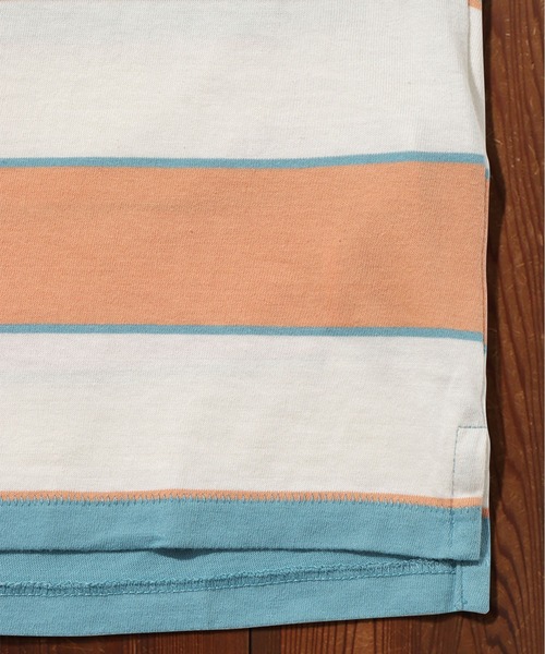 Levi's(リーバイス)の「LEVI'S(R) VINTAGE CLOTHING 1940'S SPLIT HEM Tシャツ SUNSET ORANGE BLUE(Tシャツ/カットソー・メンズ・マルチ・S/M/XL)」の6枚目の写真