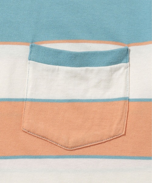 Levi's(リーバイス)の「LEVI'S(R) VINTAGE CLOTHING 1940'S SPLIT HEM Tシャツ SUNSET ORANGE BLUE(Tシャツ/カットソー・メンズ・マルチ・S/M/XL)」の7枚目の写真