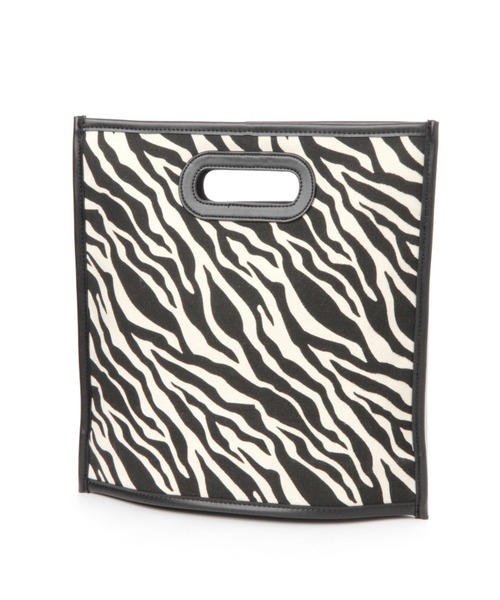 LEPSIM(レプシィム)の「アニマルキャンバス2WAYバッグ 282332(トートバッグ・レディース・ゼブラ/レオパード・ONE SIZE)」の1枚目の写真