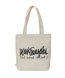 【（What it isNt）ART BY MARKGONZALES / (ワットイットイズント) アートバイ マークゴンザレス 】ロゴプリント キャンバストートバッグ