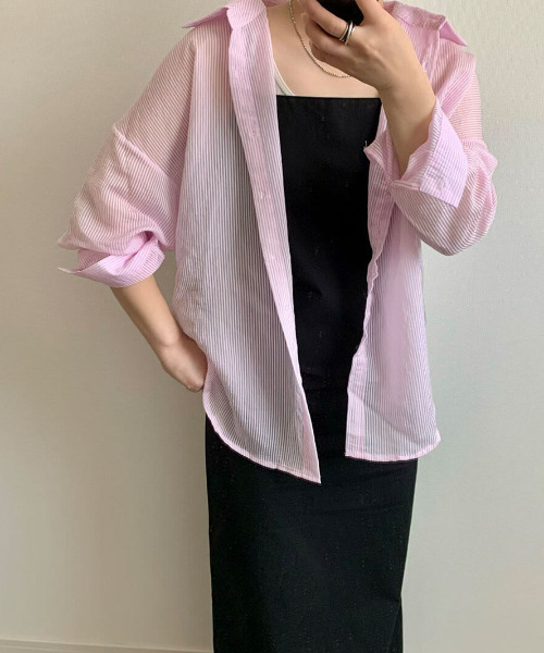 ISOOK（アイスー）の「Square neck camisole one-piece/ スクエアネックキャミソールワンピース（mi select）（ワンピース・レディース・ベージュ/ブラック・FREE）」の3枚目の写真