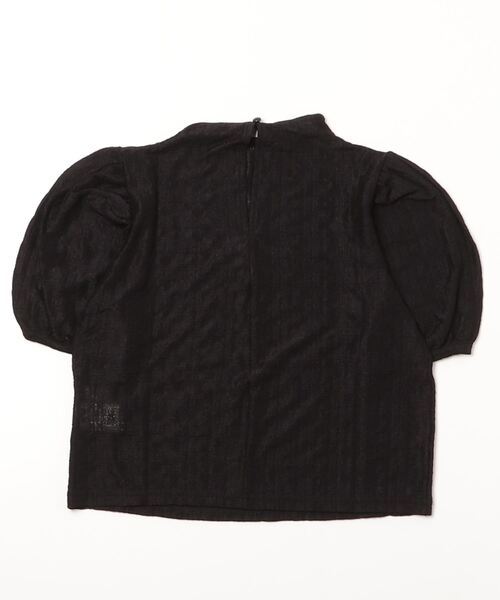 WEGO（ウィゴー）の「WEGO/パフスリーブレーストップス（Tシャツ/カットソー・レディース・ブラック/オフホワイト・FREE）」の7枚目の写真