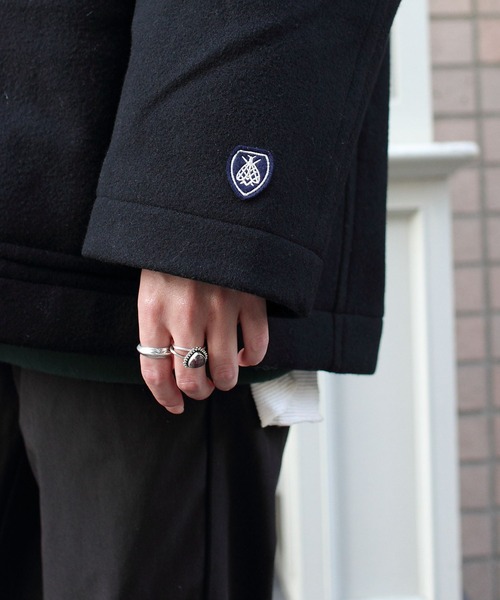 ORCIVAL(オーシバル)の「ORCIVAL/オーシバル ライトモッサ フードブルゾン LIGHT MOSSA HOODED BLOUSON OR-A0235 NLM(ピーコート・レディース・ダークネイビー/チャコールグレー・2)」の14枚目の写真