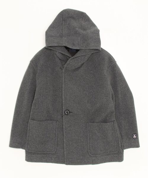 ORCIVAL(オーシバル)の「ORCIVAL/オーシバル ライトモッサ フードブルゾン LIGHT MOSSA HOODED BLOUSON OR-A0235 NLM(ピーコート・レディース・ダークネイビー/チャコールグレー・2)」の16枚目の写真