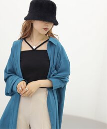 RAY CASSIN | ポコポコチェックオーバーシャツ(シャツ/ブラウス)