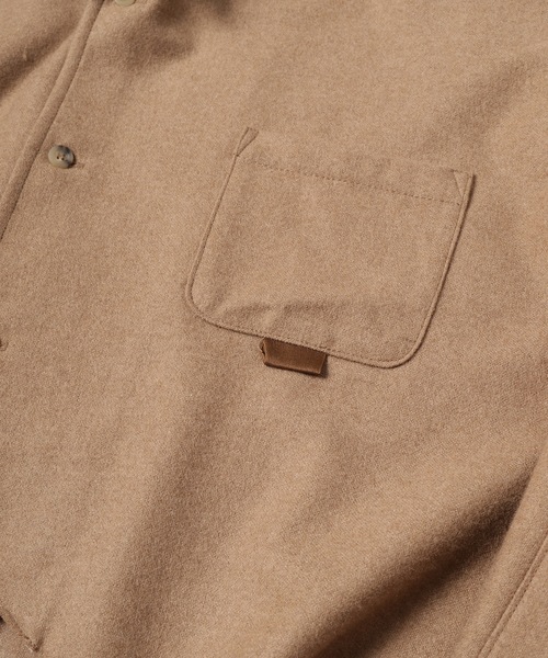 anlio(アンリオ)の「【Louis Gabriel Nouchi】RIPPED FLANNEL SHIRT(シャツ/ブラウス・メンズ・キャメル・M)」の4枚目の写真