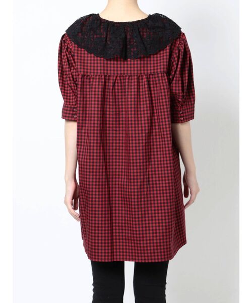 jouetie（ジュエティ）の「フリルチュニックブラウス（シャツ/ブラウス・レディース・オフホワイト/ブラック/レッド/ブルー・MEDIUM）」の11枚目の写真